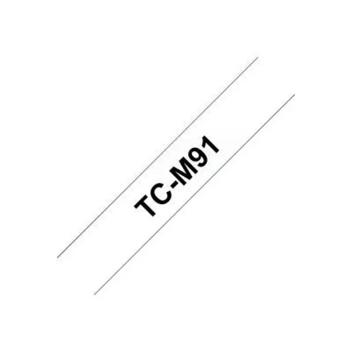BROTHER P-Touch TC-M91 черен върху прозрачен мат 9 мм