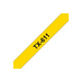BROTHER P-Touch TX-611 черно на жълто 6 мм