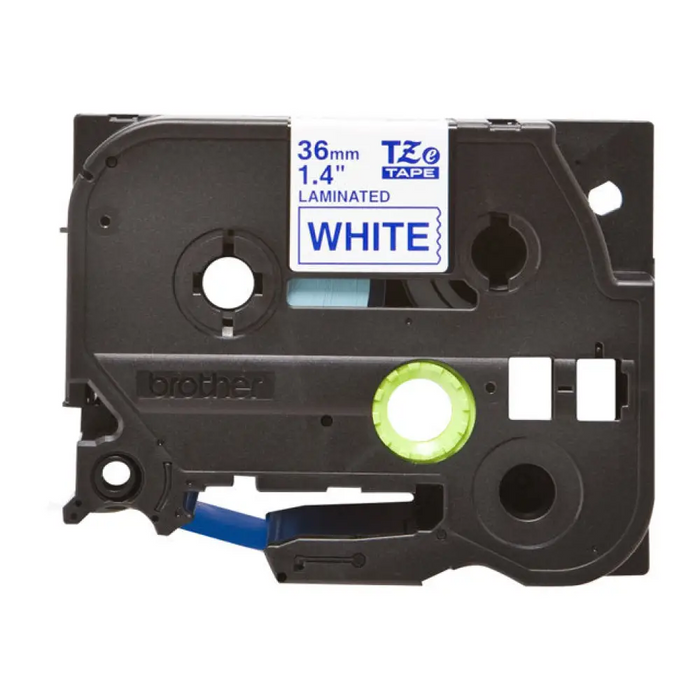 BROTHER P-Touch TZE-263 синьо на бяло 36мм