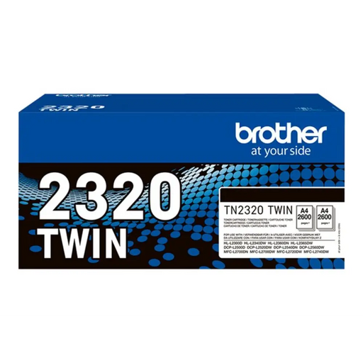 BROTHER TN2320 TWIN-пакет черни тонери BK 2600