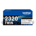 BROTHER TN2320 TWIN-пакет черни тонери BK 2600