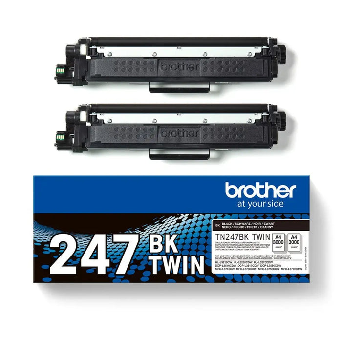 BROTHER TN247BK TWIN-пакет черни тонери BK 3000