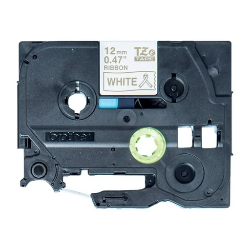 BROTHER TZe-R234 текстилна лента златисто/бяло 12мм/4м