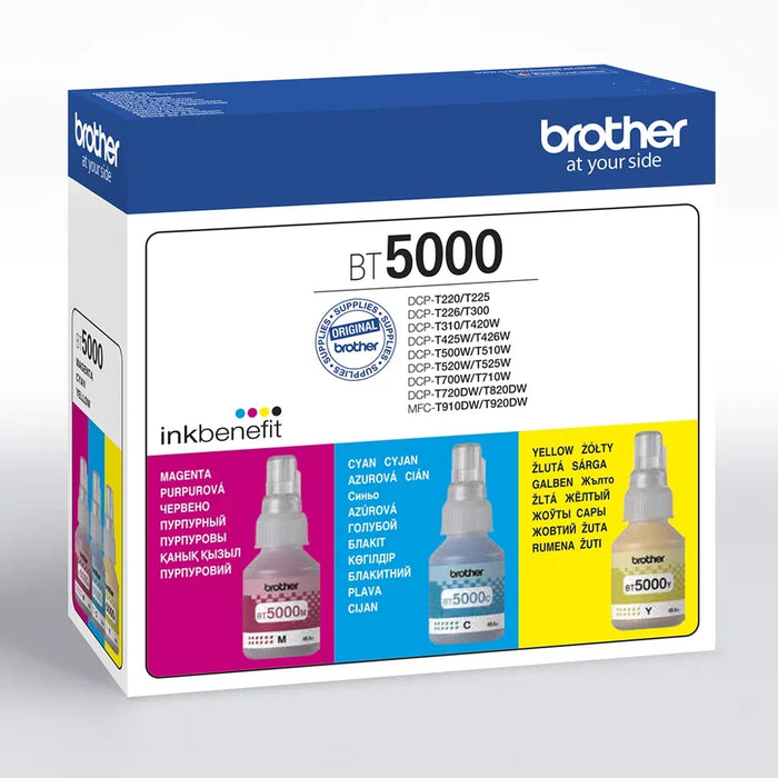 Brother Value Pack BT5000C, BT5000M, BT5000Y бутилка с мастило за T420, T426, T520, T720, T920