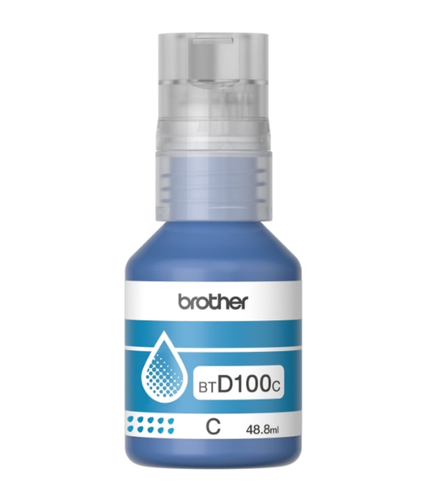 Бутилка с циан мастило Brother BT-D100C
