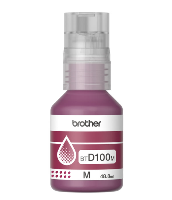 Бутилка с магента мастило Brother BT-D100M
