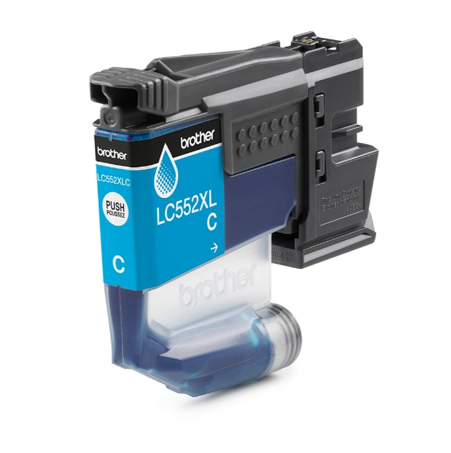 Мастилена касета Brother LC-552 XL Cyan с висок капацитет