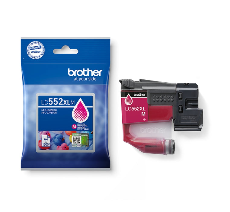 Мастилена касета Brother LC-552 XL Magenta с висок капацитет
