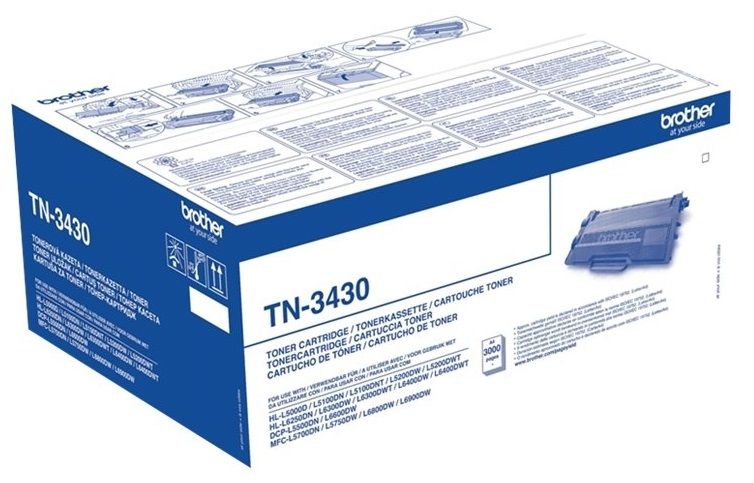 Тонер касета Brother - TN-3430, за HL-L6400DW, Black