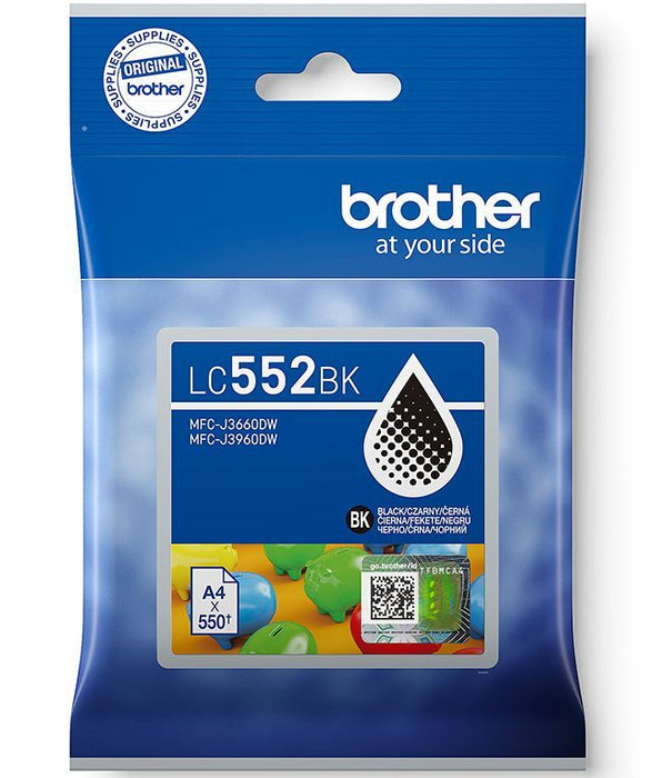 Мастилена касета Brother – LC552BK, черна