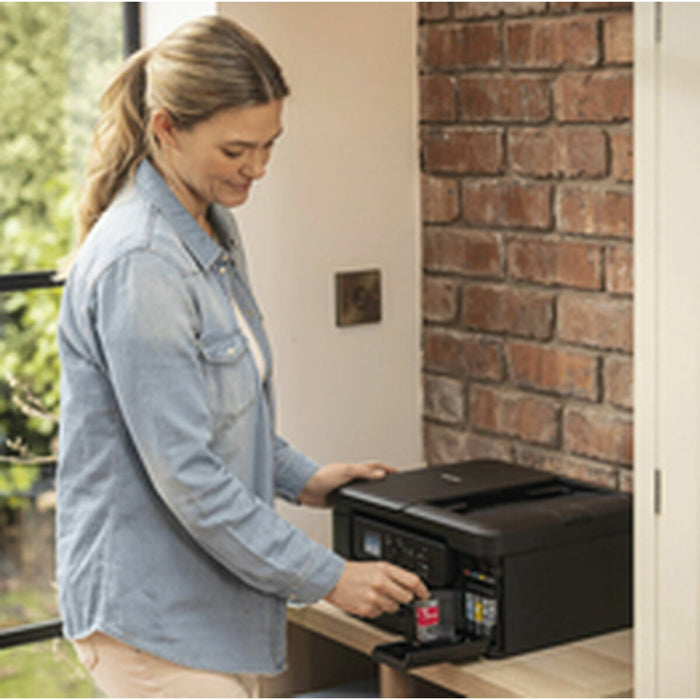 Оригиална касета за мастило Brother LC521VAL Жълт (4 броя)