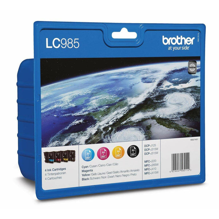 Оригиална касета за мастило Brother DCP-J315W Синьо-зелен (4 броя)