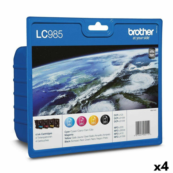 Оригиална касета за мастило Brother DCP-J315W Синьо-зелен (4 броя)