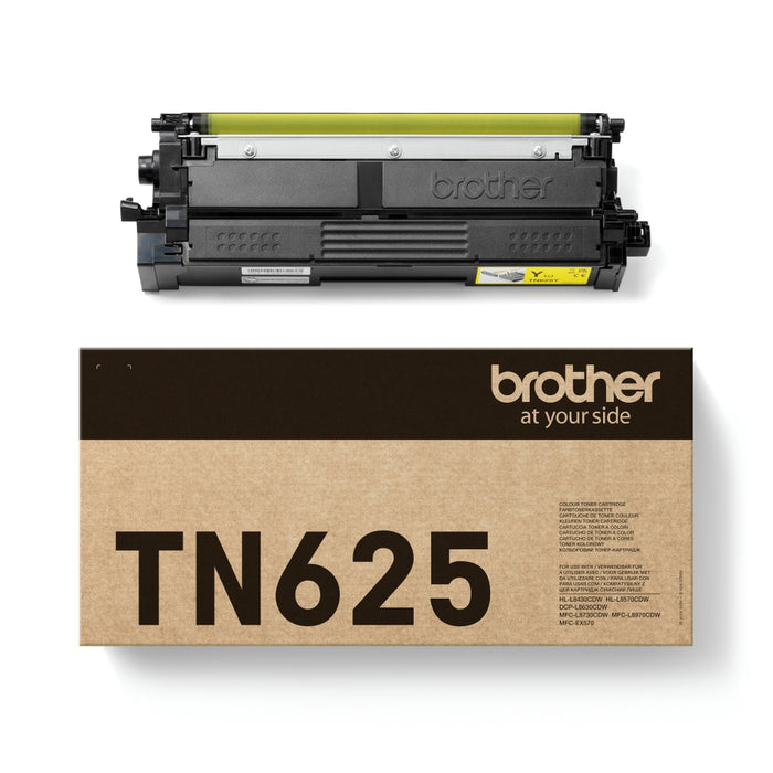 Тонер касета Brother TN-625Y