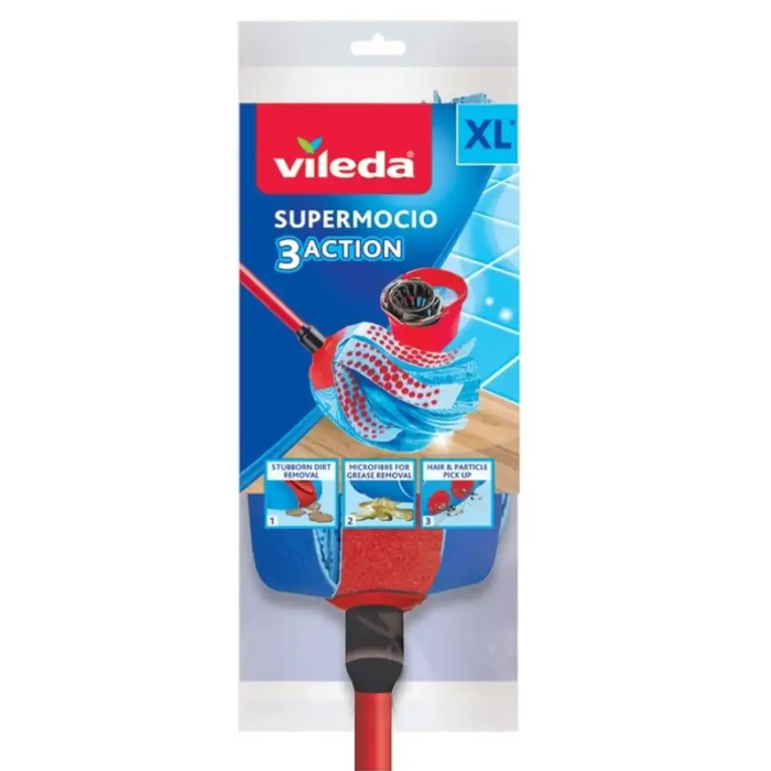 БЪРСАЛКА ЗА ДРЪЖКА MONOCLICK 3D ACTION VILEDA