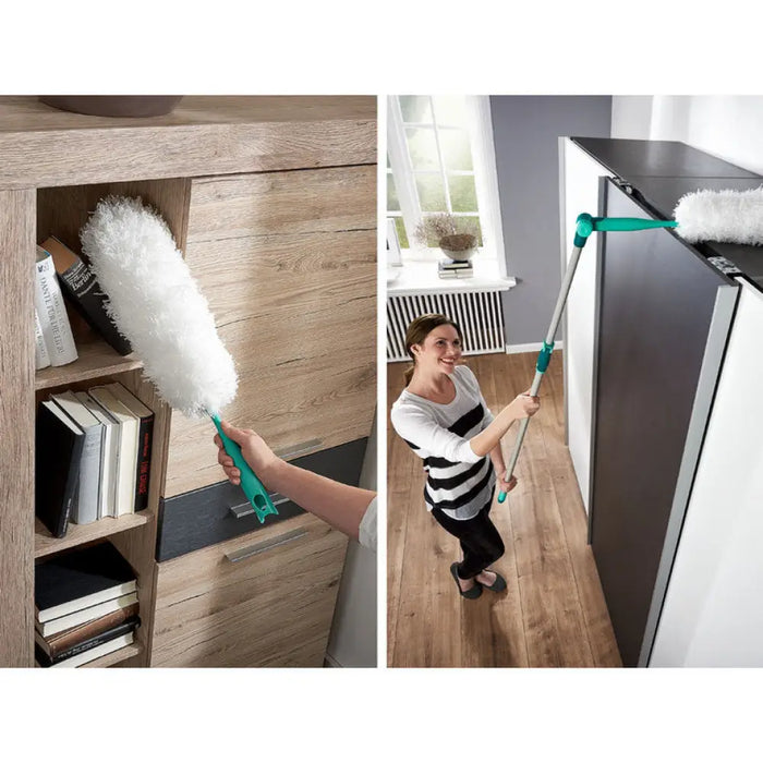 БЪРСАЛКА ЗА ПРАХ С ДРЪЖКА CLICK SYSTEM XL LEIFHEIT