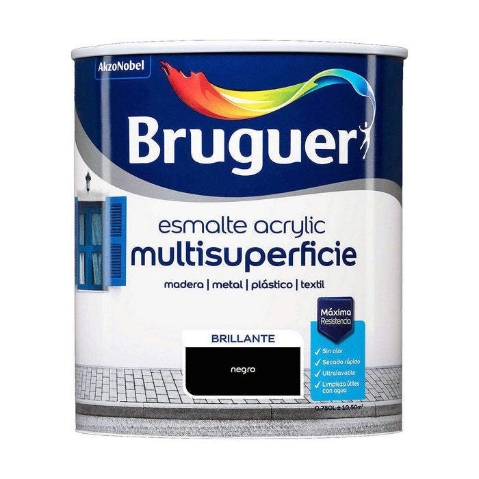 Акрилна боя Bruguer Черен (750 ml)