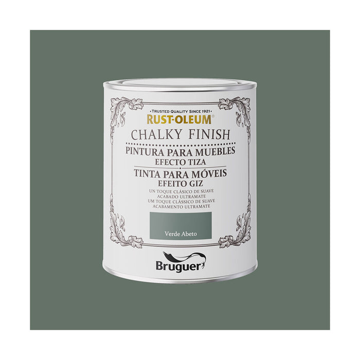 Живопис Bruguer Rust-oleum Chalky Finish 5733889 Мебели Fir Green 750 ml