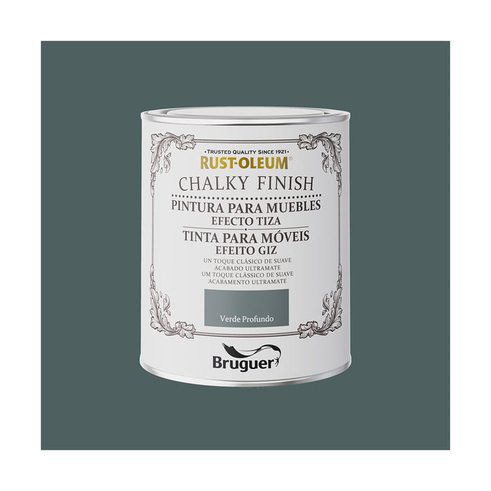 Живопис Bruguer Rust-oleum Chalky Finish 5733890 Мебели Deep Green 750 ml