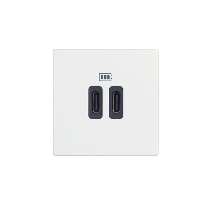 USB ТИП С РОЗЕТКА 2 МОДУЛА CLASSIA LEGRAND - БЯЛ