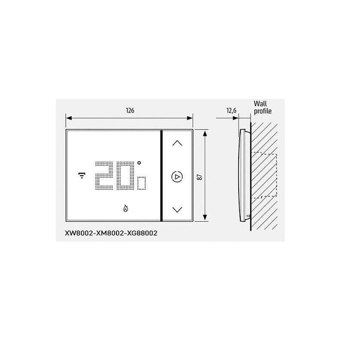 ТЕРМОСТАТ LN XM8002 2M NETATMO BITICINO - КРЕМ