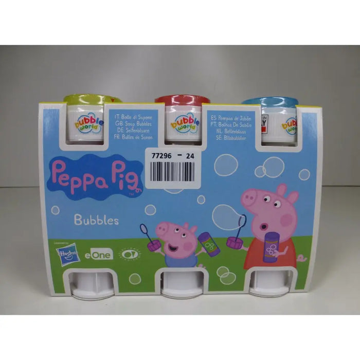 Bubble blower set Peppa Pig 3 Части 60 ml (24 броя)