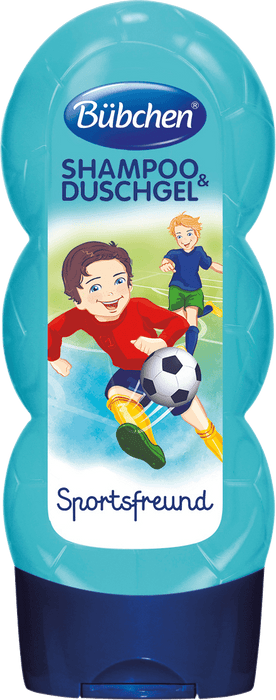 Шампоан и душ гел 2в1 за деца Sportsfreund, 230 ml
