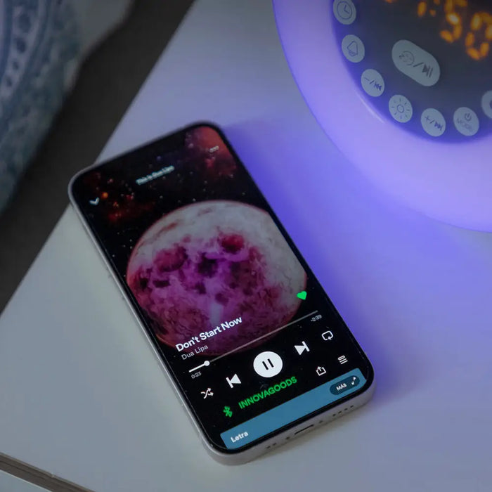 будилник със симулация на изгрев с високоговорител Slockar