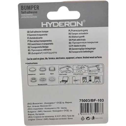 БУФЕР BF-103 10.0*3.0 25 БРОЯ HYDERON