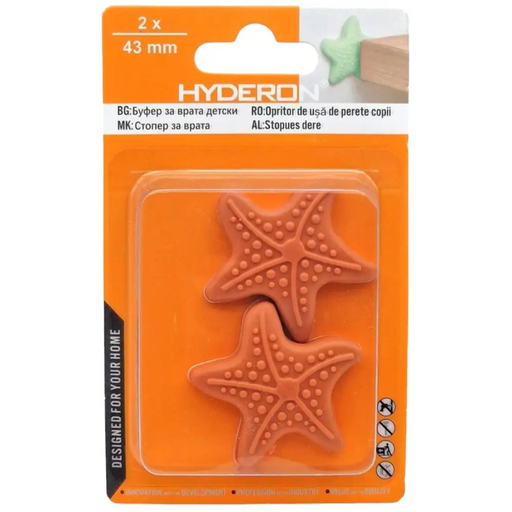 БУФЕР ДЕТСКИ HBK-3 43ММ ОРАНЖЕВ 2 БРОЯ