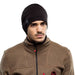 BUFF MERINO LIGHTWEIGHT BEANIE SOLID BLACK Шапка с един