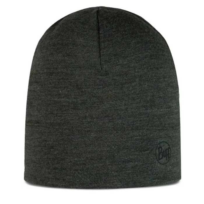 BUFF MERINO MIDWEIGHT BEANIE SOLID BARK Cap.