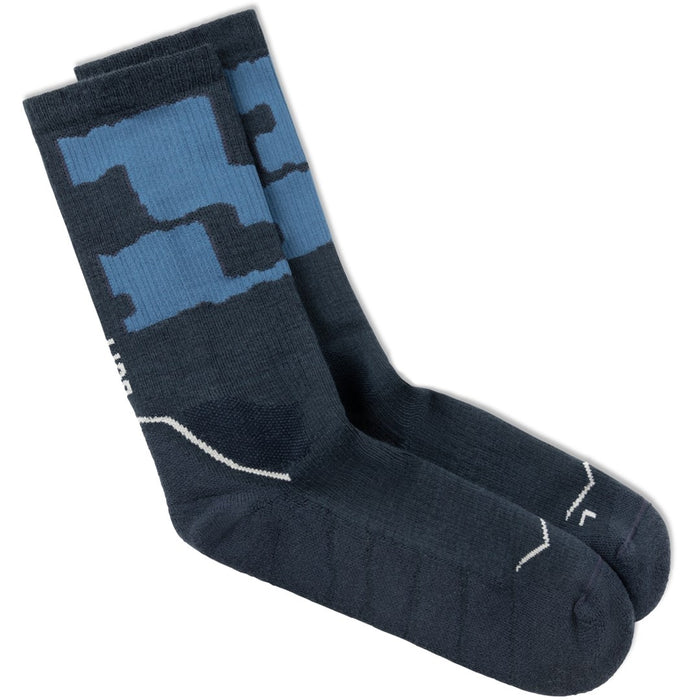 Чорапи Buff MERINO MW CREW SOCKS MWC2 NIGHT BLUE L