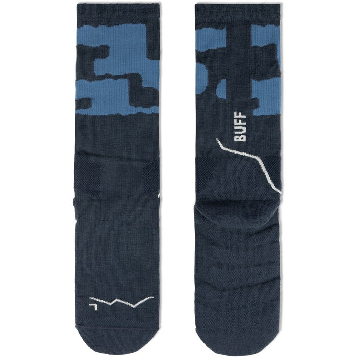 Чорапи Buff MERINO MW CREW SOCKS MWC2 NIGHT BLUE L