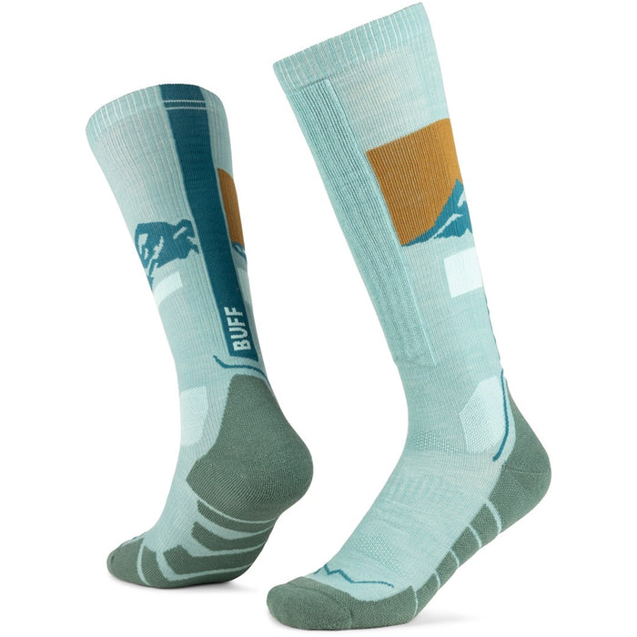 Чорапи Buff MERINO HW над прасеца HWO1 Морскозелено L