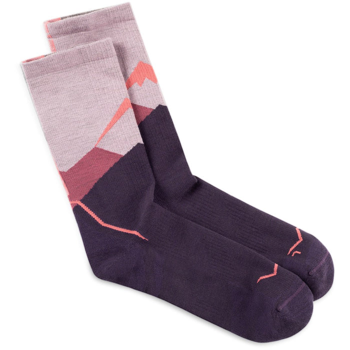 Чорапи BUFF Merino Lightweight Crew Sock LWC1, розови, размер L