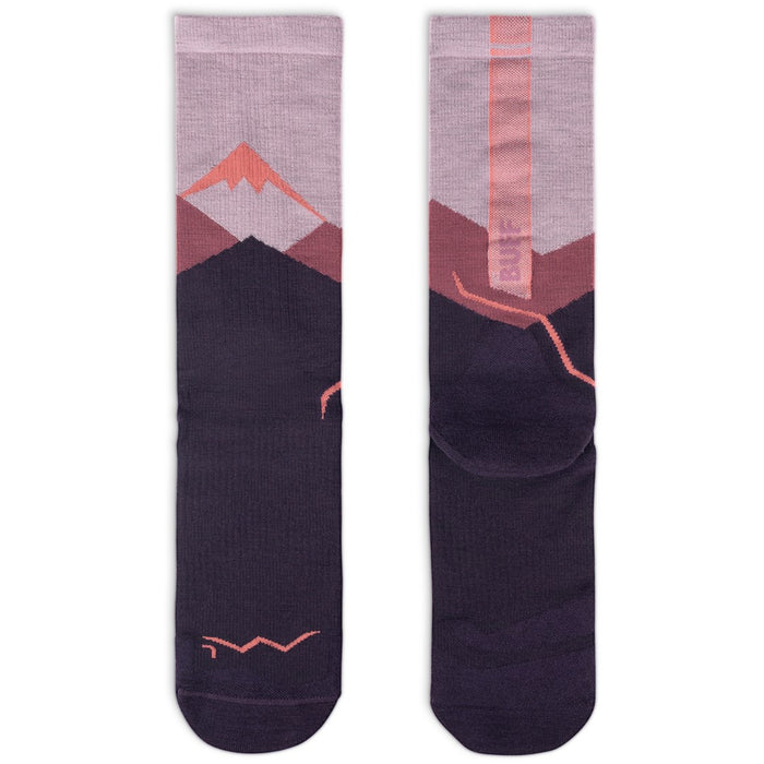 Чорапи BUFF Merino Lightweight Crew Sock LWC1, розови, размер L