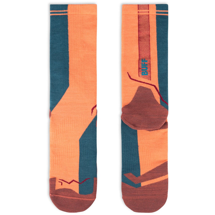 Чорапи BUFF Merino Lightweight Crew Sock LWC4, оранжеви, размер L