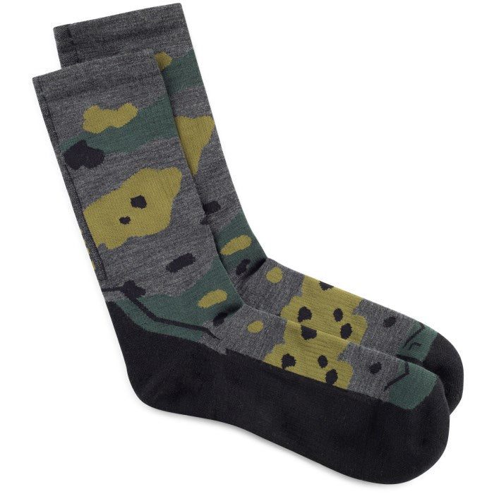Чорапи Buff MERINO LIGHTWEIGHT CREW SOCK LWC2 СИВИ L