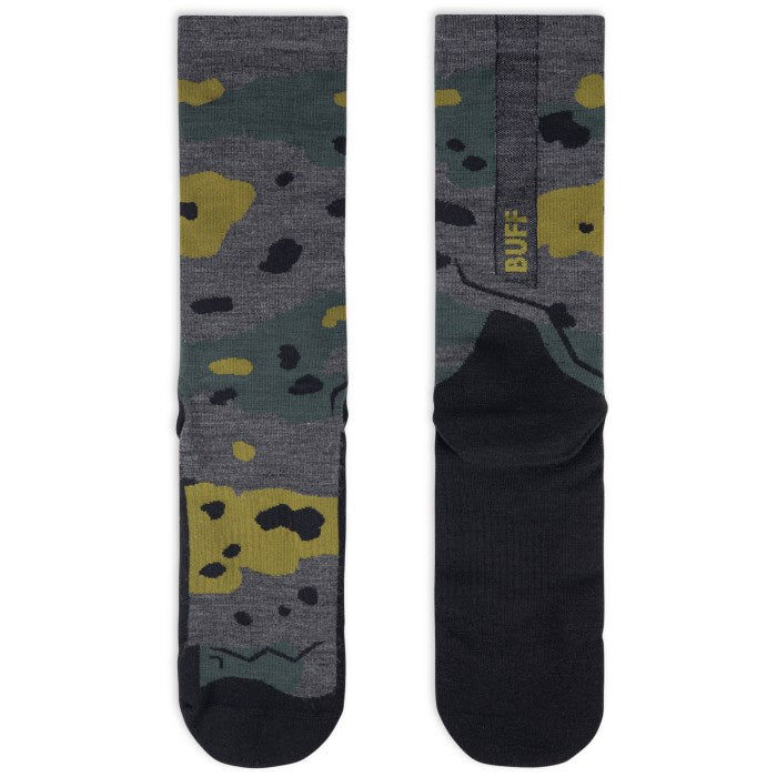 Чорапи Buff MERINO LIGHTWEIGHT CREW SOCK LWC2 СИВИ L