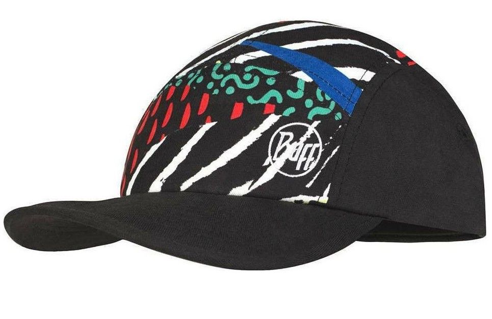 Детска Шапка BUFF - 5 Panel Go Cap, Blockade Black, черна