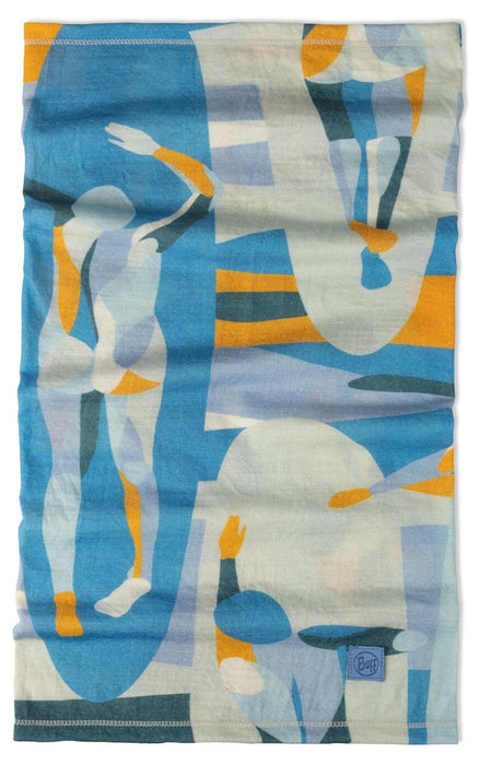 Кърпа за глава BUFF - Merino Lightweight Prints, синя