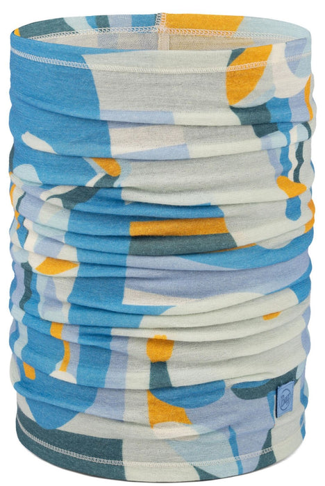Кърпа за глава BUFF - Merino Lightweight Prints, синя