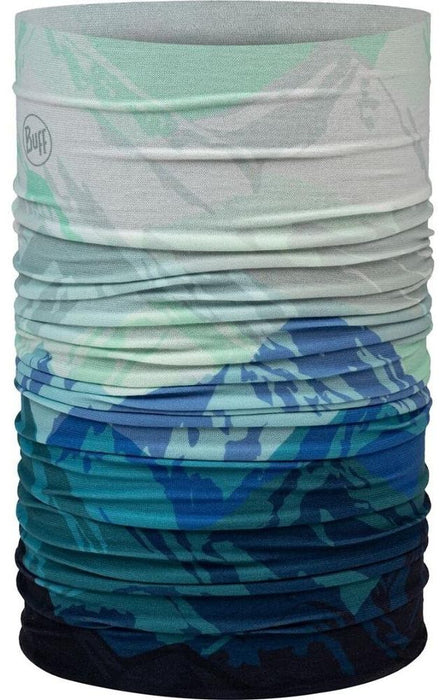 Кърпа за глава BUFF - Original EcoStretch, синя/зелена