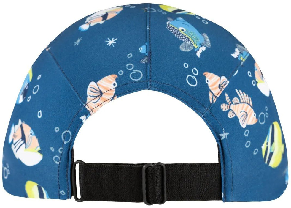 Детска шапка с козирка BUFF - Pack Mini Cap Kids, размер 48-52 cm, синя