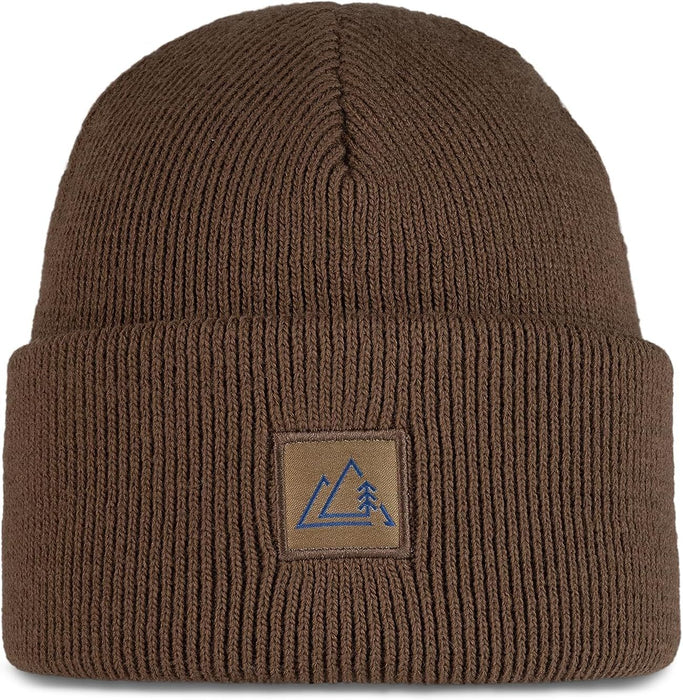 Детска шапка BUFF - Knitted hat Frint Brindle, кафява