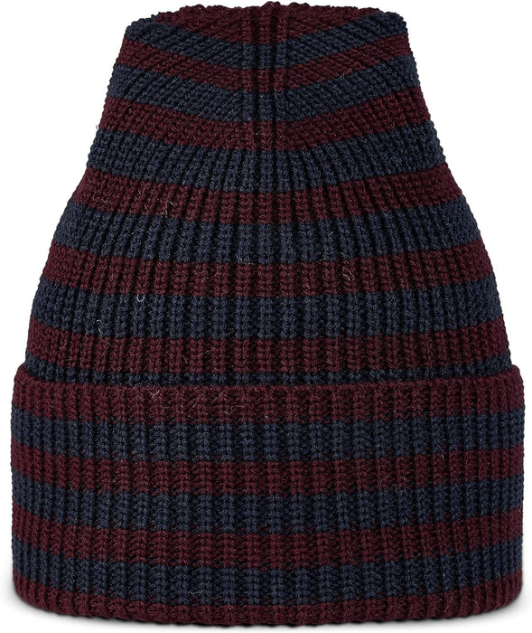 Детска шапка BUFF - Knitted Beanie Zimic Stripes, синя
