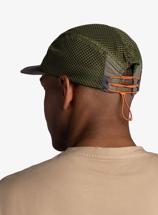 Шапка BUFF - 5 Panel Air, зелена