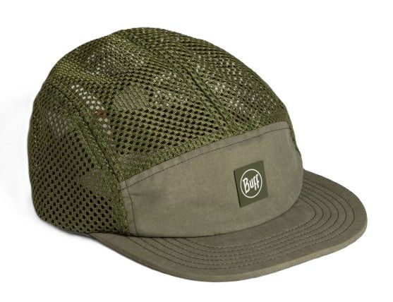 Шапка BUFF - 5 Panel Air, зелена