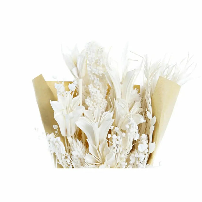 Букет DKD Home Decor Бежов Жълт Сухо цвете (10 x 5 x 18 cm)
